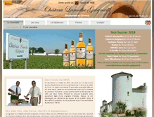 Tablet Screenshot of chateau-lamothe-guignard.fr